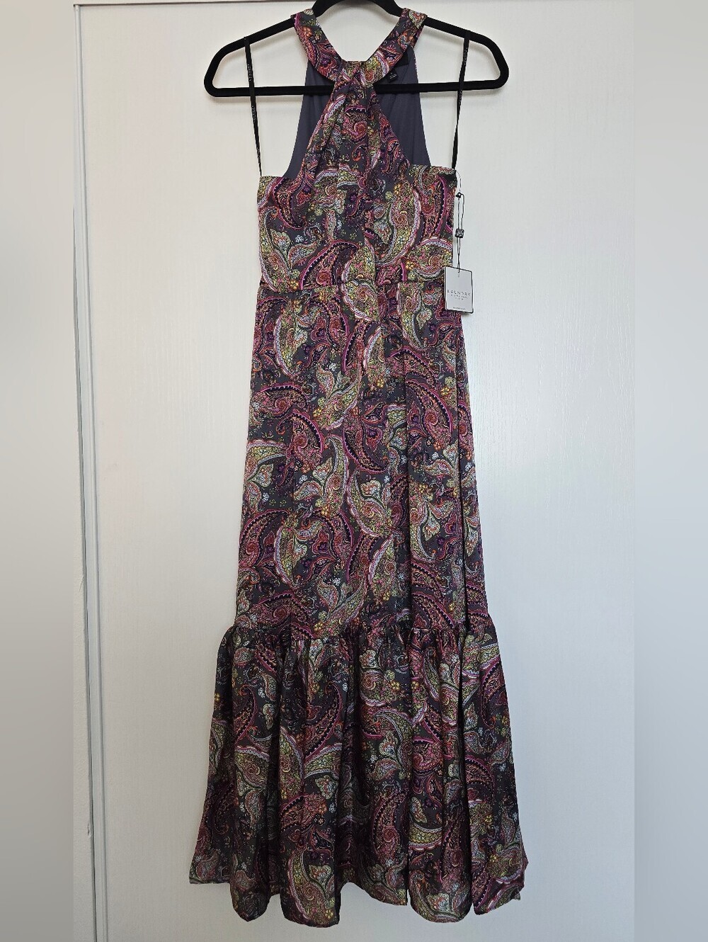 Laundry by Shelli Segal - (NWT) Blissful Paisle Halter Maxi Dress